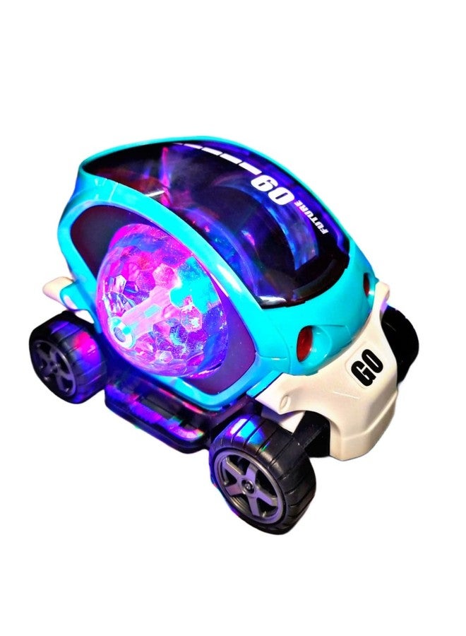 RUHANI Future Musical Stunt Car Rotate 360° with Flashing Light & Music - Color May Vary as per Availability - Image 4
